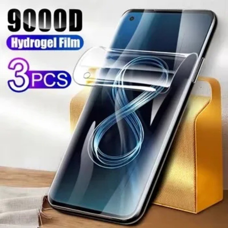 3 ชิ้น 900D Full Cover HD Clear Soft Hydrogel ฟิล์ม Anti Blue Light โทรศัพท์ป้องกันหน้าจอสําหรับ Opp