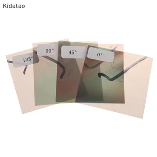 Kidatao Polarizing Film0/45/90/135 องศามุมเครื่องมือทดสอบสําหรับหน้าจอ LCD/LED หน้าจอเปล่าซ่อมหน้าจอ 5x5 ซม. Polarizer Replacem ใหม่