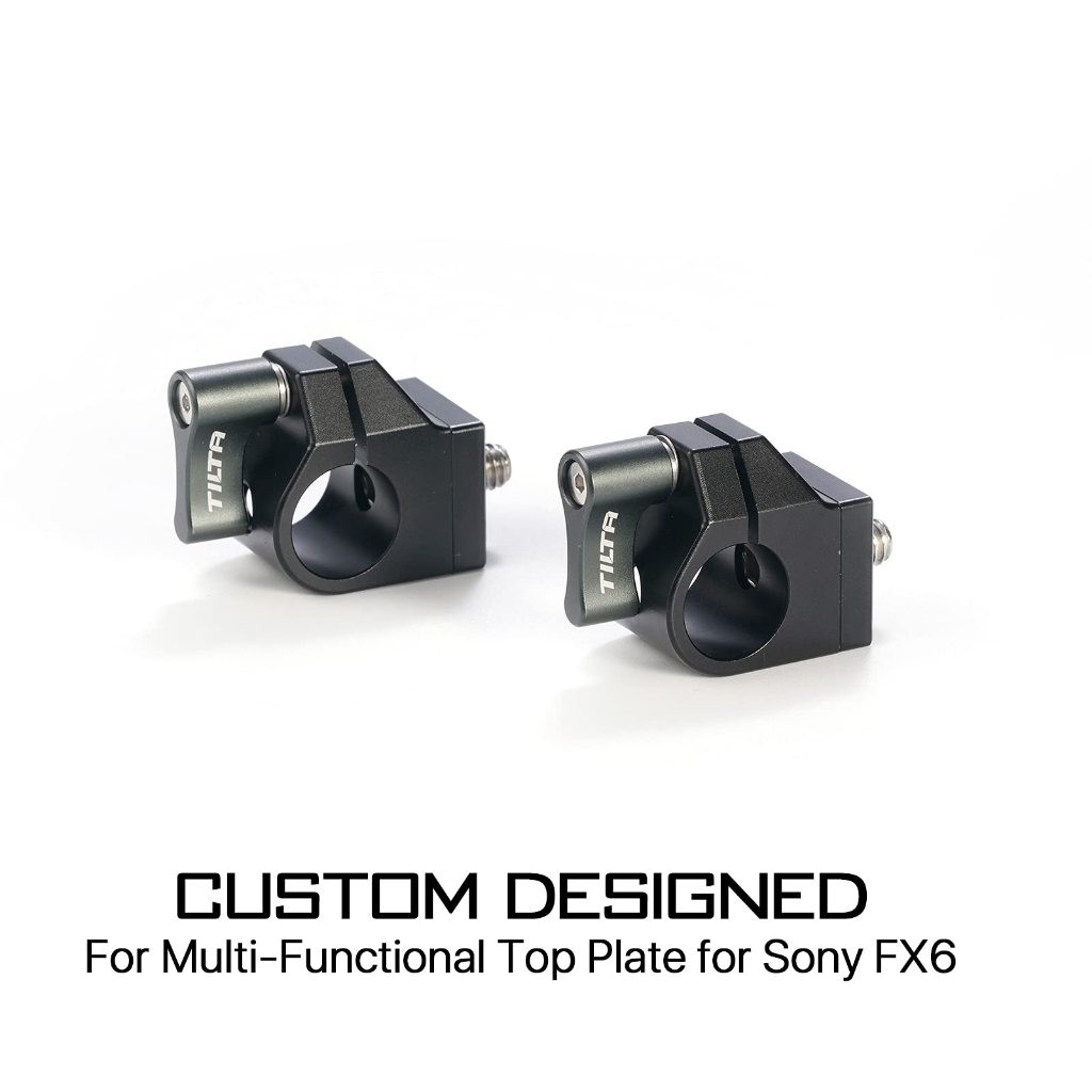 อุปกรณ์ยิงปืน TILTA ที่วางก้านเดี่ยวขนาด 15 มม. เข้ากันได้กับ Sony FX6 (คู่)