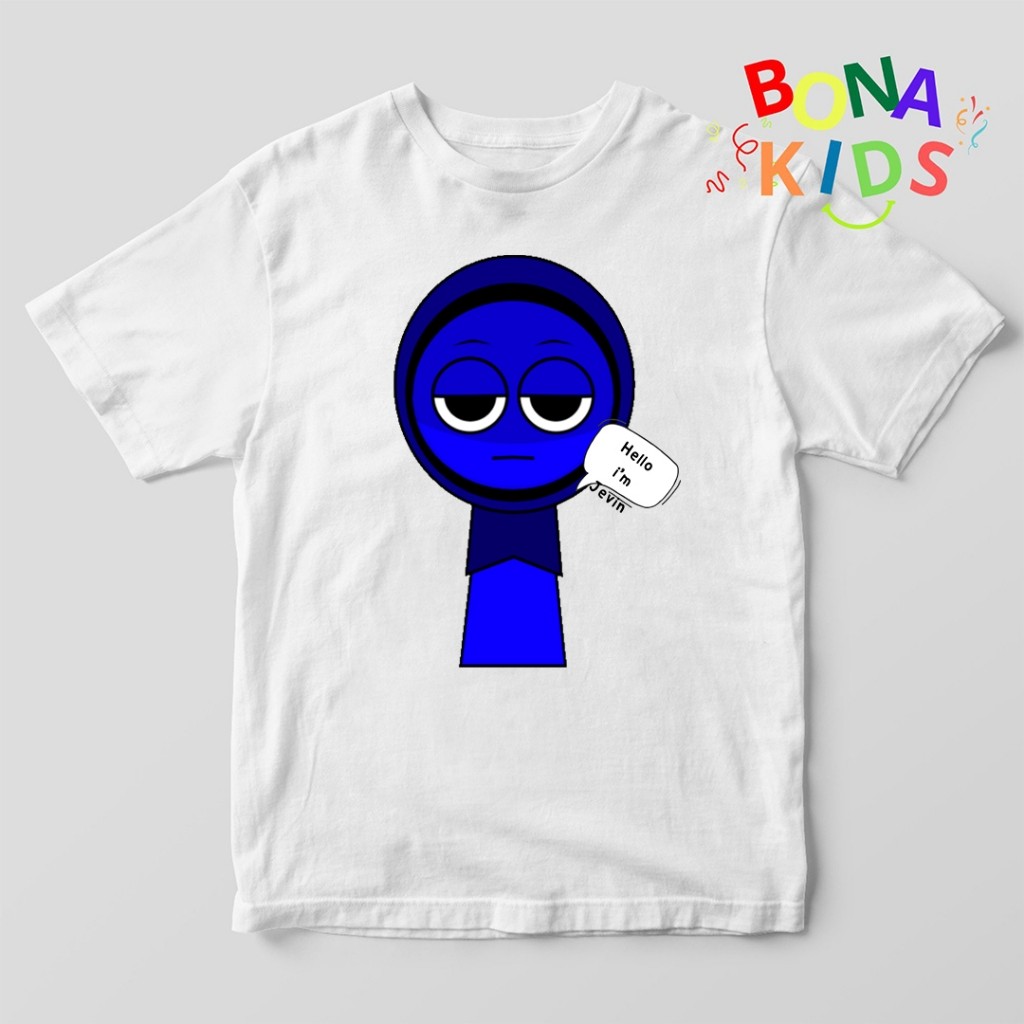 ✨HOT✨ เสื้อยืด Jevin SPRUNKI CHILDRENS INCREDIBOX SPRUNKI CHILDRENS TOPS อายุ  ปี 100-150