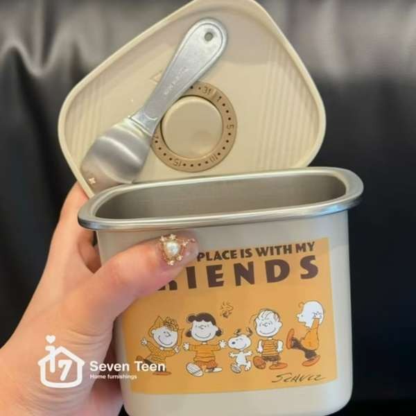 กล่องข้าว snoopy ของใช้ สนูปปี้ กล่องอาหารกลางวันฉนวน 304 สแตนเลสสด-การเก็บรักษา กล่องอาหารกลางวันไม
