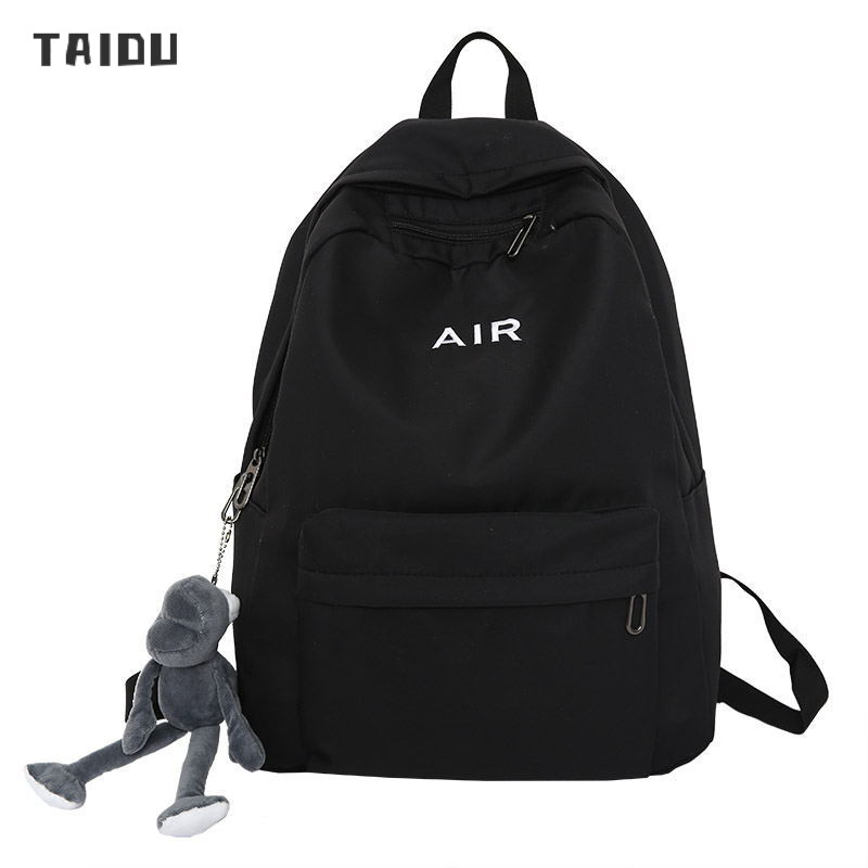 Taidu กระเป๋าเป้สะพายหลังผู้หญิงสไตล์ฮาราจูกุญี่ปุ่นเรียบง่าย ins กระเป๋านักเรียนนักเรียนคุณภาพสูงความจุขนาดใหญ่