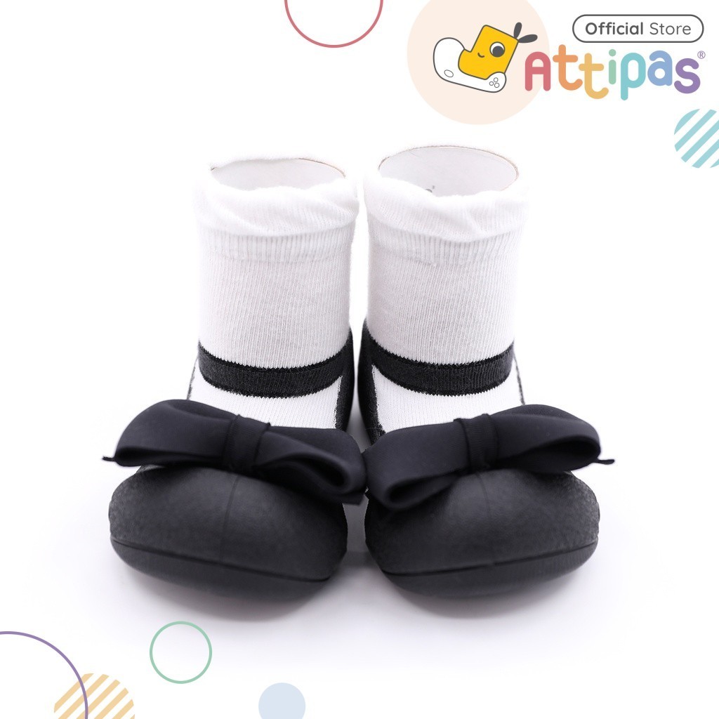 Attipas Functional Baby Shoes Prewalker Shoes - Mary Jane Black