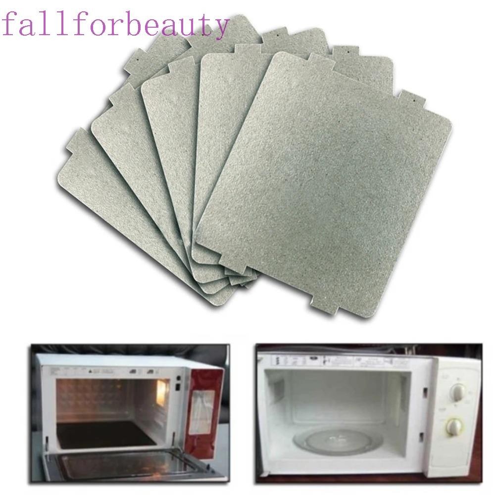 Fallforbeauty แผ่นไมก้า ทนความร้อนสูง 9.9X10.8 ซม. สําหรับเตาอบไมโครเวฟ 5 ชิ้น