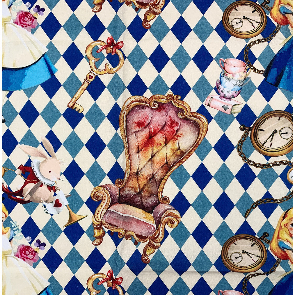 Dreamland Wonderland princess ผ้าฝ้ายเย็บ Quilting เย็บปักถักร้อย Patchwork Handmade DIY lolita ตกแต่งวัสดุ