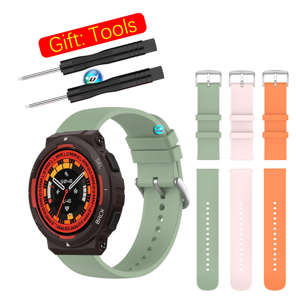 สายนาฬิกาข้อมือซิลิโคน สําหรับ Amazfit Active Edge huami Amazfit Active Edge