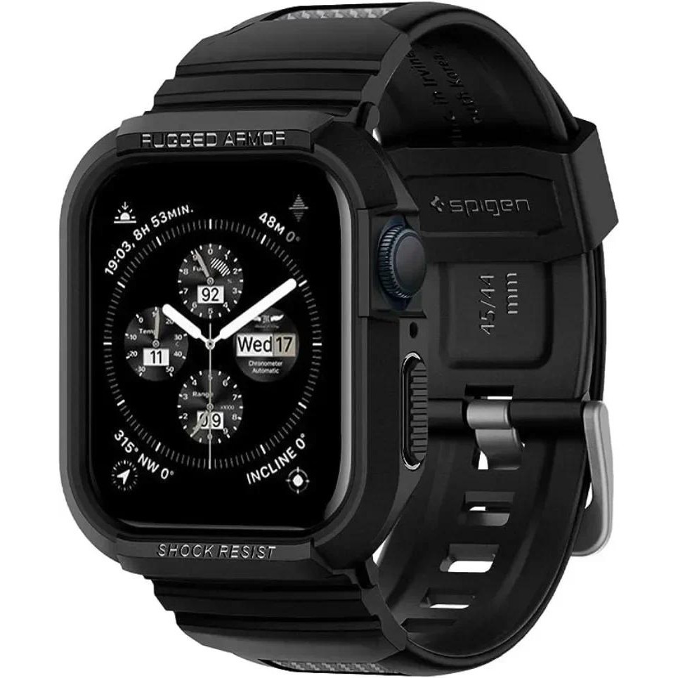 สายนาฬิกาข้อมือยาง ทนทาน สําหรับ Apple Watch Ultra 2 Series 9 8 SE2 7 6 SE 5 4 45 มม. 44 มม. 41 มม. 40 มม.