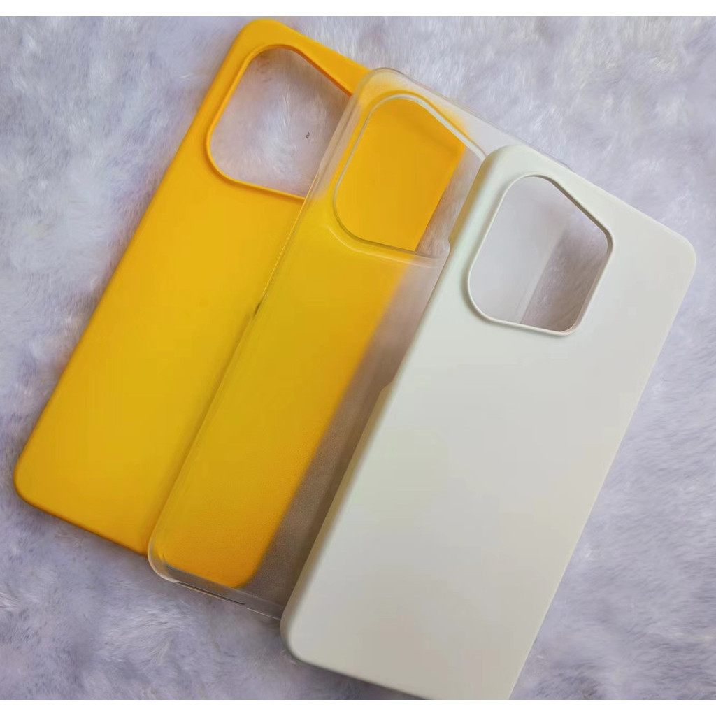 เคสโทรศัพท์มือถือ PC แบบแข็ง ผิวด้าน บางพิเศษ สีเหลือง สําหรับ Xiaomi Redmi Note 13 Pro 4G POCO M6 Pro 4G