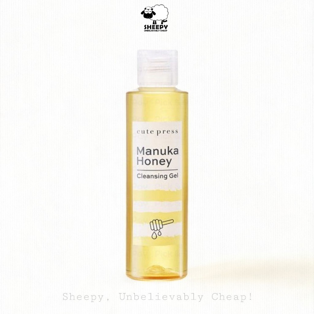 Cute Press มานูก้า ฮันนี่ เคล็นซิ่ง เจล น้ำผึ้ง ล้างหน้า Manuka Honey Cleansing gel 140มล