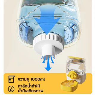 COD ที่ให้อาหารสัตว์เลี้ยง 900/1100ML ให้น้ำติดกรง ที่ให้น้ำ/อาหารแบบแขวนกรง สำหรับสุนัขและแมว