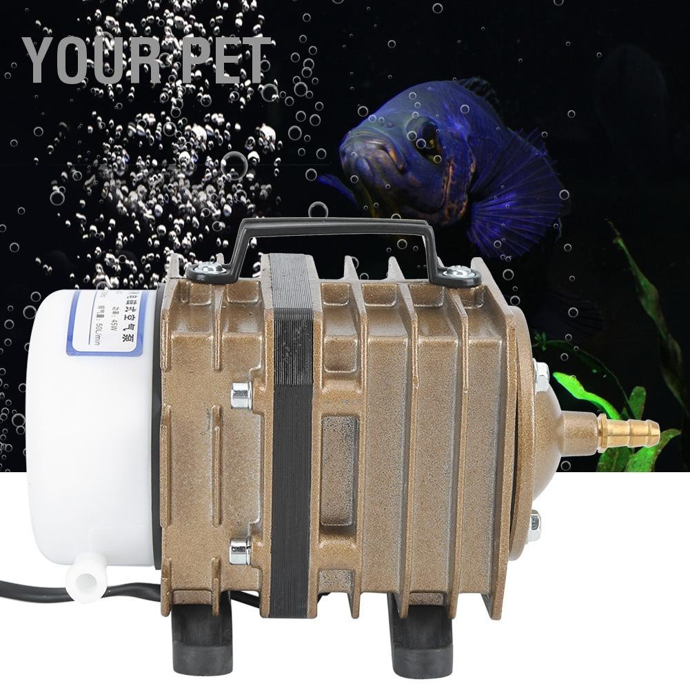 Your Pet ACO-003 ปั๊มลมแม่เหล็กไฟฟ้า เพิ่มออกซิเจนสำหรับตู้ปลา พิพิธภัณฑ์สัตว์น้ำ ปลั๊ก CN 220V