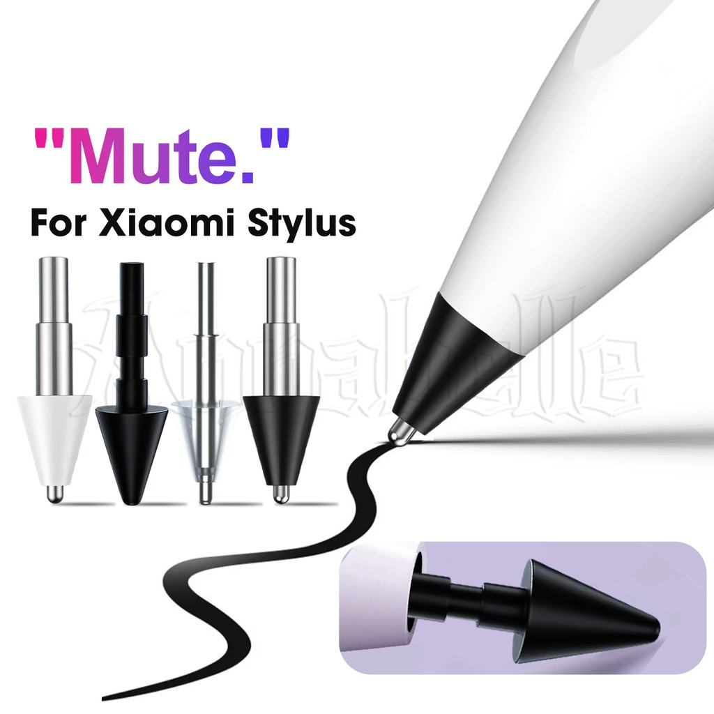 หัวปากกาสไตลัส โลหะ ลดเสียงรบกวน แบบเปลี่ยน สําหรับ Mi Spirit Touch Pen Mi Pad
