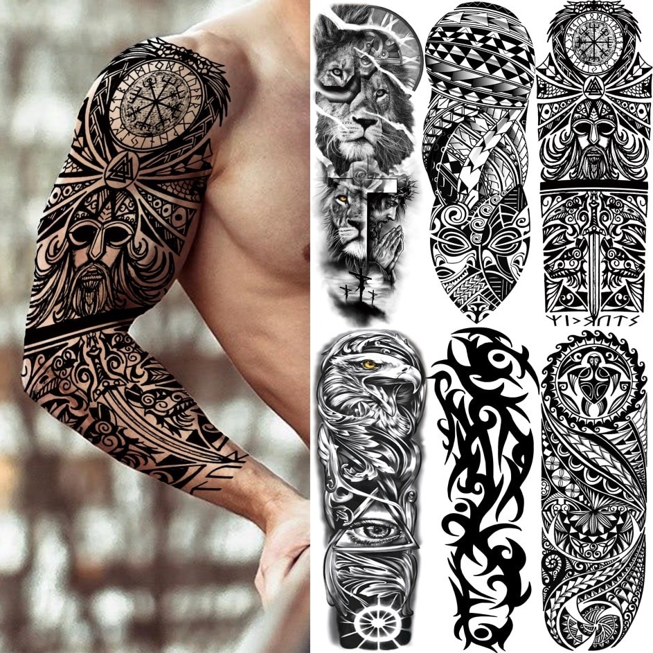 【WOOW TATTOO】สติกเกอร์รอยสักชั่วคราว กันน้ํา ติดทนนาน ถึง 3-7 วัน