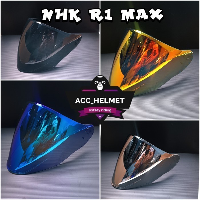 กระจกหมวกกันน็อค Venom Iridum / VISOR NHK S1 GP PRO / VISOR NHK S1 GP PRO