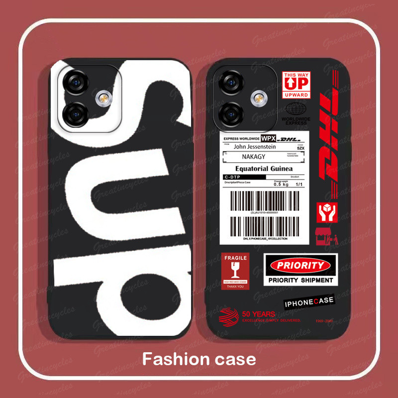 Oppo A3x CPH2681/A3 5G อินเดีย CPH2693 CPH2683 เคสโทรศัพท์แฟชั่นแบรนด์รูปแบบ Soft TPU ซิลิโคน Drop ทนฝาหลัง