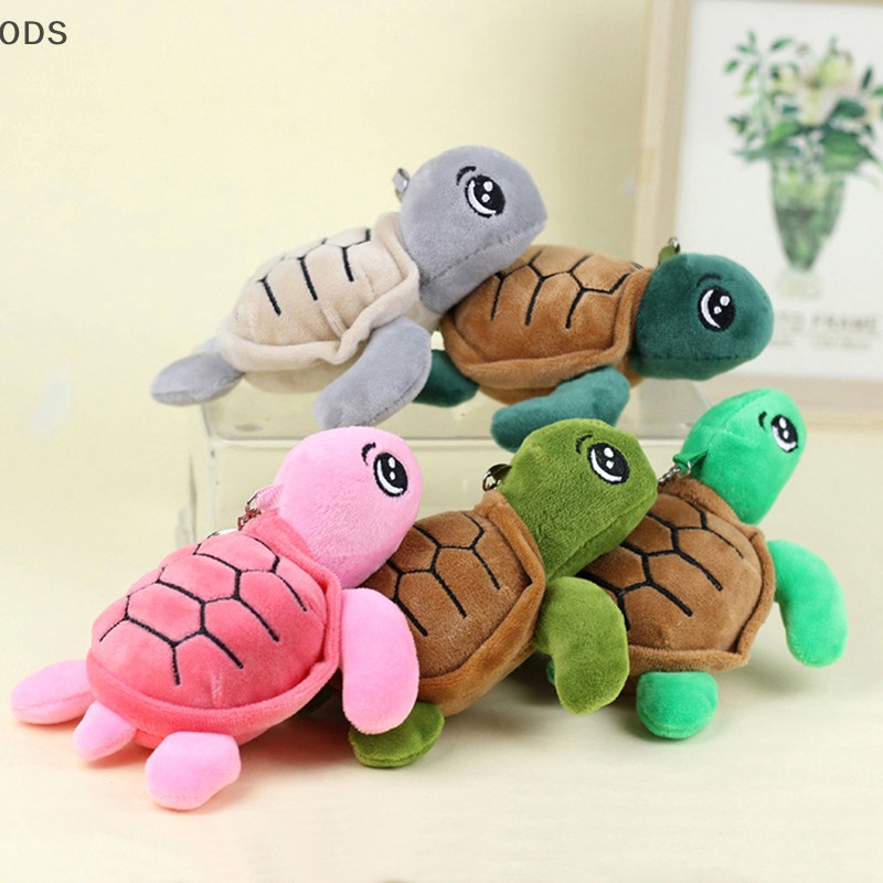 Ods ตุ๊กตาเต่า ตุ๊กตาการ์ตูนเต่าทะเล สัตว์ทะเล จี้ นุ่ม ตุ๊กตา พวงกุญแจ กระเป๋าเป้สะพายหลัง รถ กระเป๋า พวงกุญแจ ตกแต่ง เด็ก ของขวัญ OD