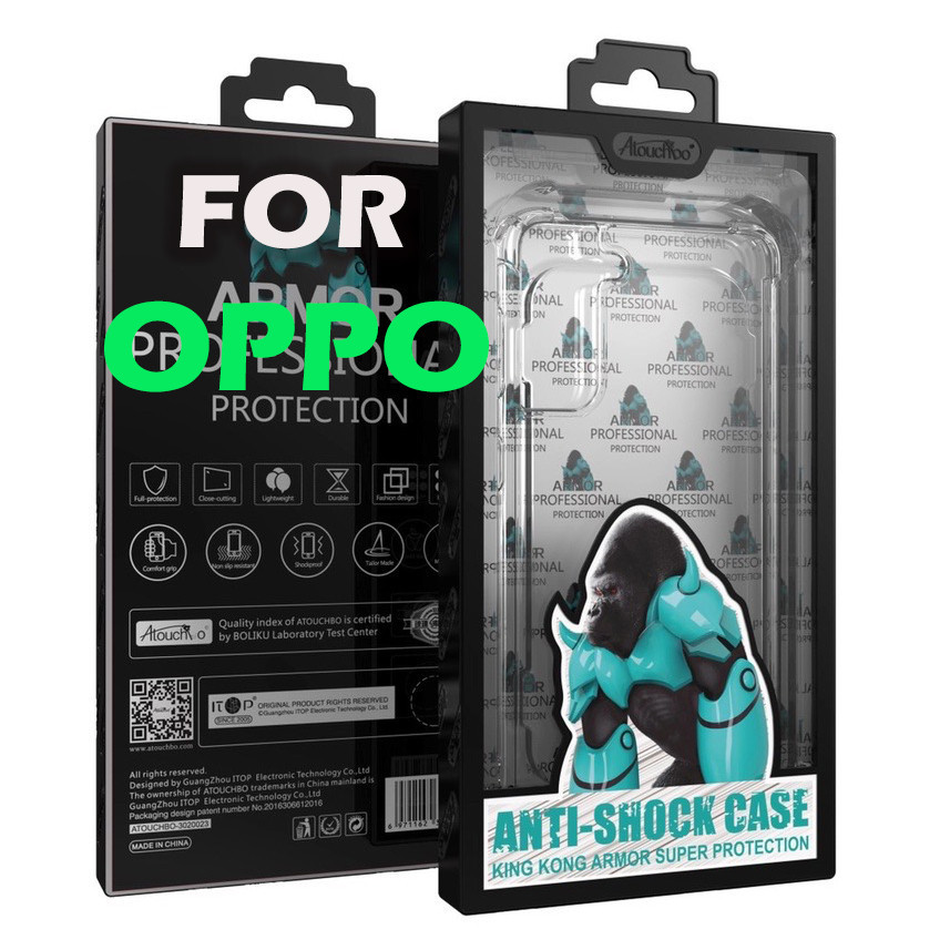 เคสใสคิงคอง Kingkong กันกระแทก OPPO A79 A98 A58 A78 A38 A18 A57 A77 A77S A74 A94 A54 A95 A96 A15 A16 A17 A16K A17K 7Z