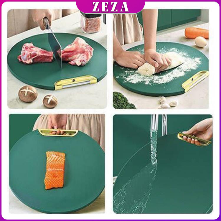 ZEZA เขียง PE เขียงพลาสติก เขียงแอนตี้แบคทีเรีย ทำความสะอาดง่าย PE cutting board - รูปที่ 4