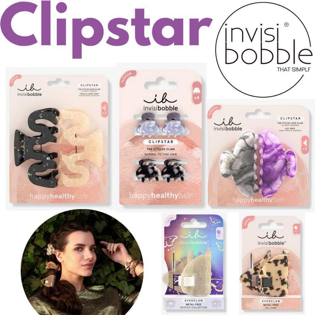 ยางรัดผม Invisibobble Clipstar - กิ๊ฟ ที่หนีบผม แบ่งขาย ของแท้ แน่นอน พร้อมส่ง อินวิซิบ๊อบเบิ้ล