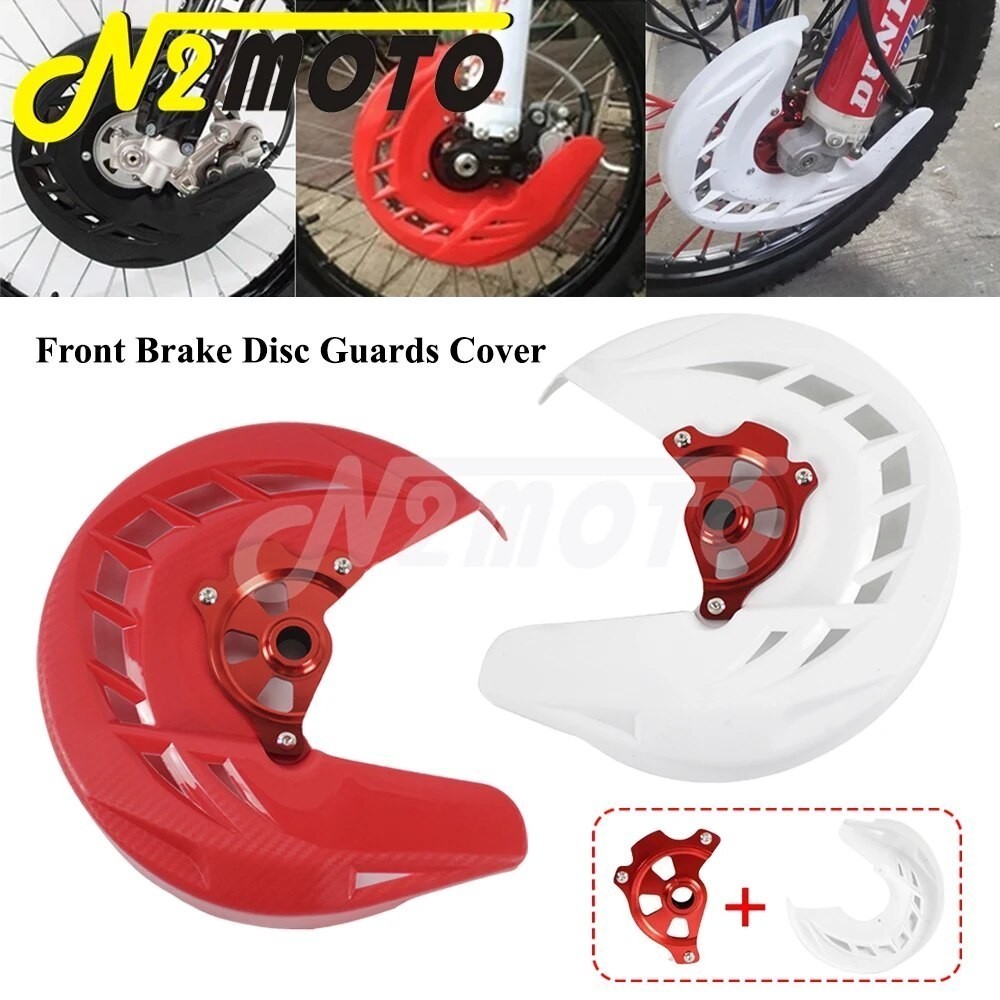 N2 MX Enduro Dirt Bike X-Brake Front Brake Disc Cover Rotor Guard Shell For Honda CR250R CR125R CRF 