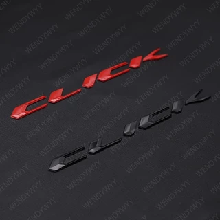 ใหม่ สติกเกอร์ตราสัญลักษณ์ 3D ลายนูน รูปตัวอักษร Honda Click 160 กันน้ํา สําหรับติดตกแต่งล้อรถมอเตอร์ไซค์ 2 ชิ้น