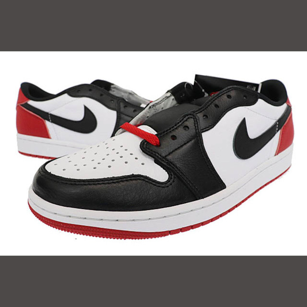 Nike Air Jordan 1 รองเท้าผ้าใบลําลอง สีดํา 27.5 ■ ส่งตรงจากญี่ปุ่น มือสอง
