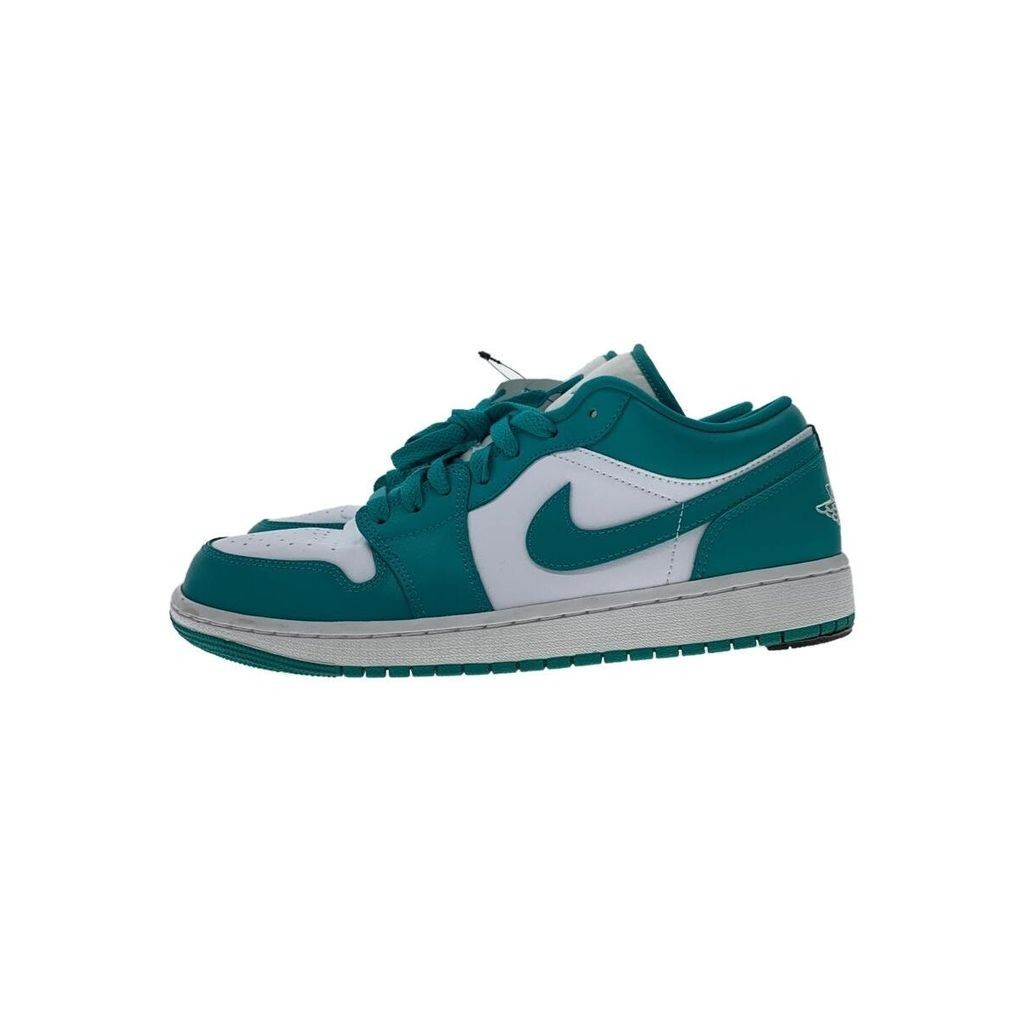 Nike Air Jordan Low 1 2 7 5 รองเท้าผ้าใบหนัง สีเขียว 27.5 ซม. มือสอง
