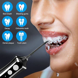 Water Flosser เครื่องทำความสะอาดฟัน Panasonic L10โรงหล่อรุ่นเดียวกัน ทําความสะอาดฟันและช่องปาก หัวฉีดมืออาชีพ 5 หัว ชาร์