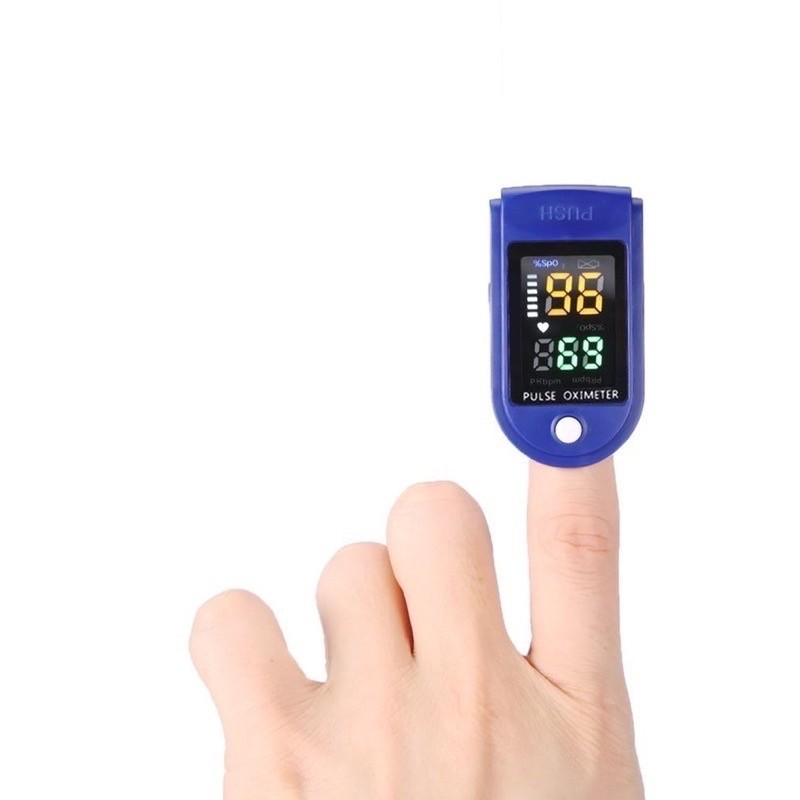เครื่องวัดออกซิเจนปลายนิ้ว Oximeter และ ตรวจวัดชีพจรปลายนิ้ว Fingertip pulse oximeter LK87 (ไม่แถมถ่าน)