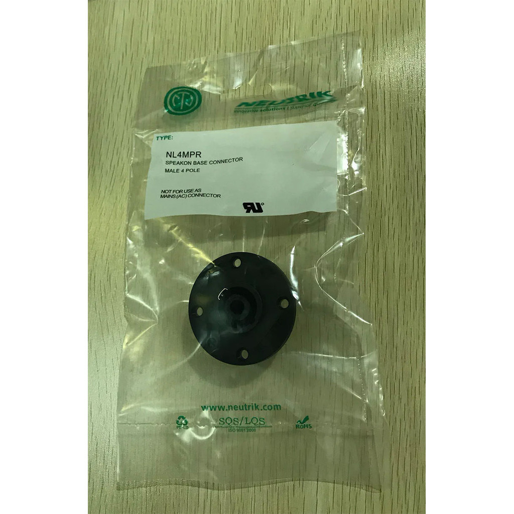 คุณภาพดี 50 ชิ้น เข้ากันได้กับ Neutrik NL4MPR 4 เสาเกียร์หญิงรอบ pro Speakon connector