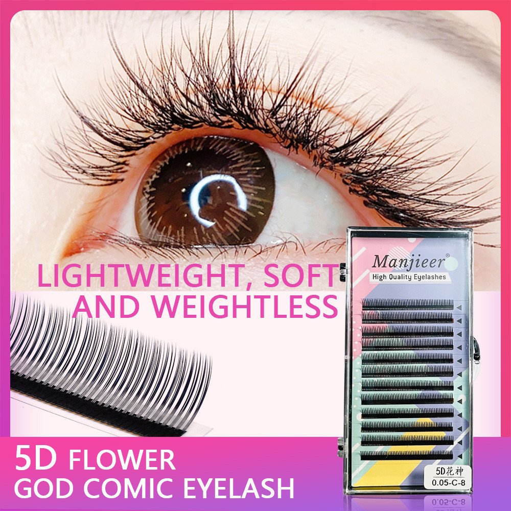 Eyelashes ขนตาปลอม 5D ขนาด 8-14 mm ความงามร้านขายขนตาปลอมปลูกพิเศษ