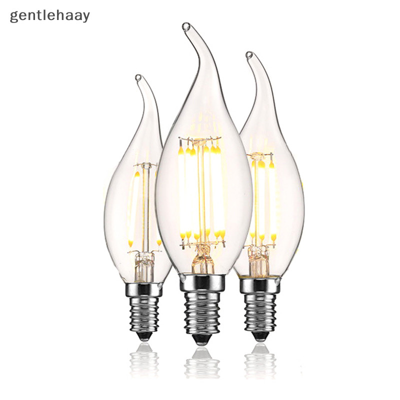 หลอดไฟ E14 LED 2W 4W 6W 220V 240lm หรี่แสงได้ สไตล์เรโทร