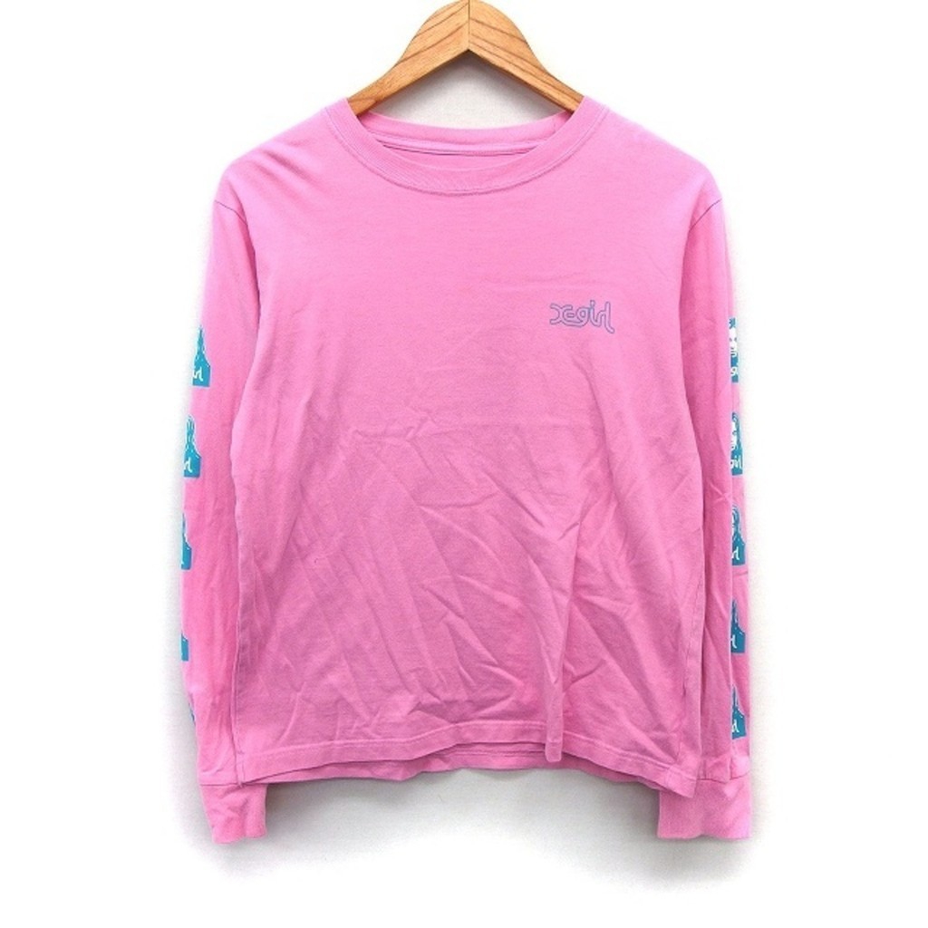 X-GIRL X-GIRL T-shirt cut and sew long sleeve logo print Direct from Japan Secondhand