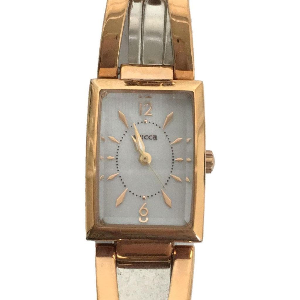 CITIZEN Wrist Watch Women's Gold Solar Analog Direct from Japan Secondhand