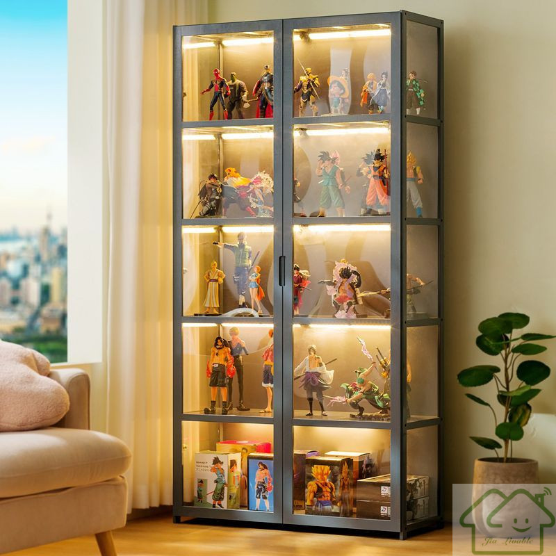 ตู้โชว์โปร่งใส ตู้โชว์ Character Lego ที่เก็บโมเดล ตู้เก็บของในบ้าน ที่เก็บ Character