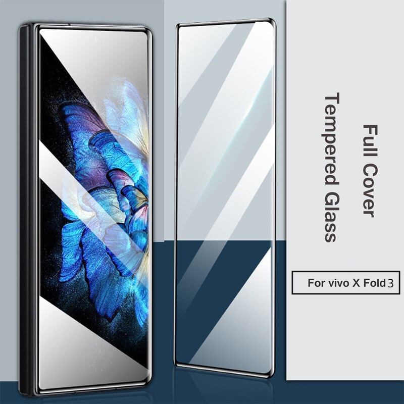 สําหรับ vivo X Fold5 Fold3 XFold3 Pro 5G ฟิล์มกระจกนิรภัย Full Cover ใส/กันแอบมอง/กันแสงสีฟ้า กันระเบิด