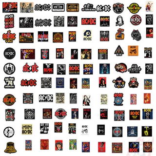 100 ชิ ้ น/ชุด ❉ วงร ็ อค สติ ๊ กเกอร ์ AC/DC ❉ Diy กันน ้ ําแฟชั ่ น Doodle Decals สติกเกอร ์