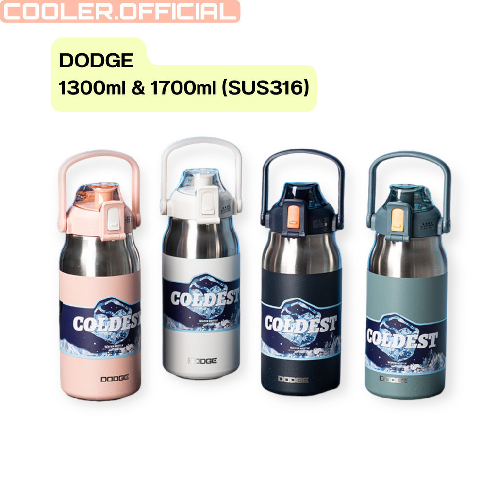 กระบอกน้ำเก็บอุณภูมิร้อน/เย็น DODGE สแตนเลส 316 เกรดคุณภาพ DB-22652/DB-22651