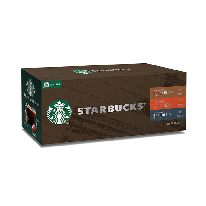 [Starbucks] Nespresso แคปซูลกาแฟ 60 ชิ้น