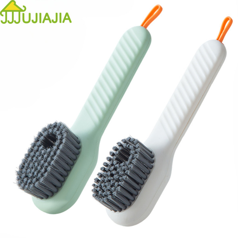 JUJIAJIAJujiajia แปรงทําความสะอาด ขนแปรงนุ่ม ด้ามจับยาว อเนกประสงค์