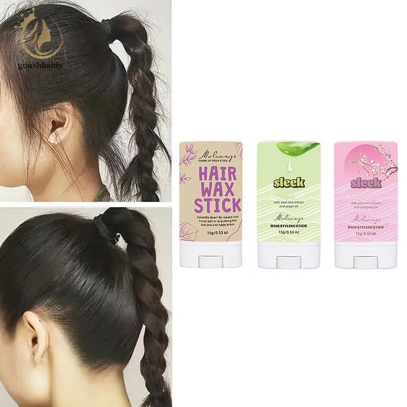 [GOY] Professional Broken Hair Artifact Hair Wax Stick เจลครีมจัดแต่งทรงผม Frizz Fixed Fluffy เด็กผู