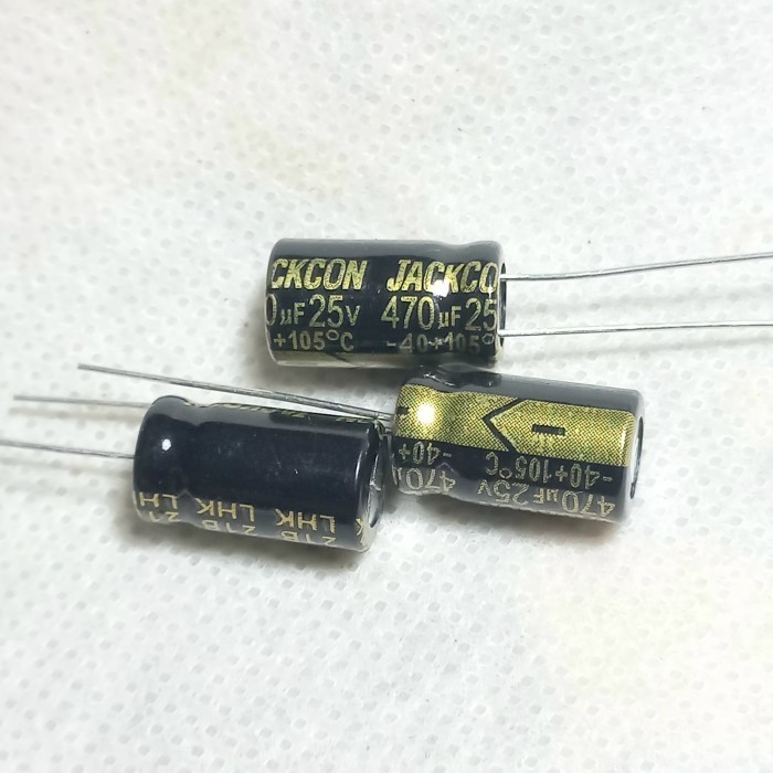 Elko jackcon 470uf 25v ต้นฉบับไต้หวัน elco jackon jakcon 470uf/25v Fashar electro 2