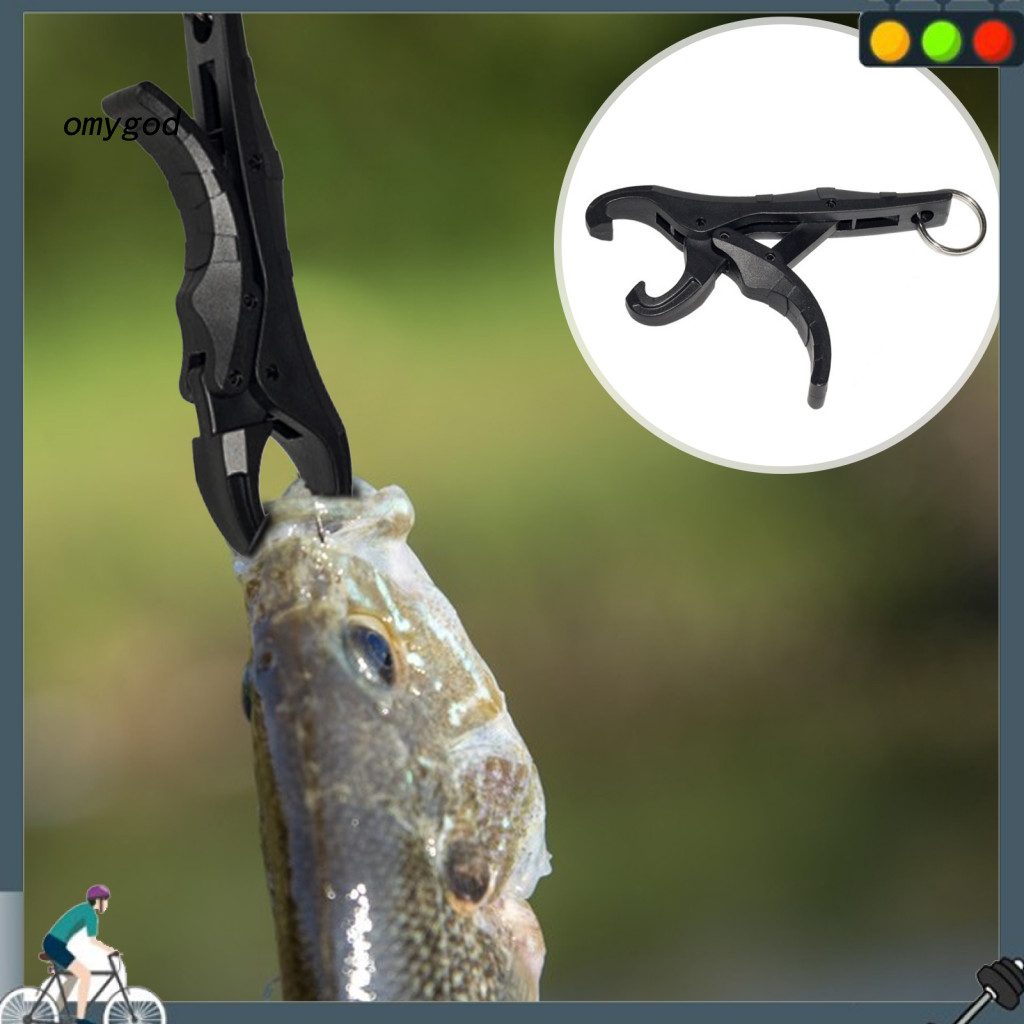 OMG Fish Gripper เครื่องมือการจัดการปลาแบบพกพา Fish Lip Gripper พร้อมที่จับตามหลักสรีรศาสตร์เครื่องม