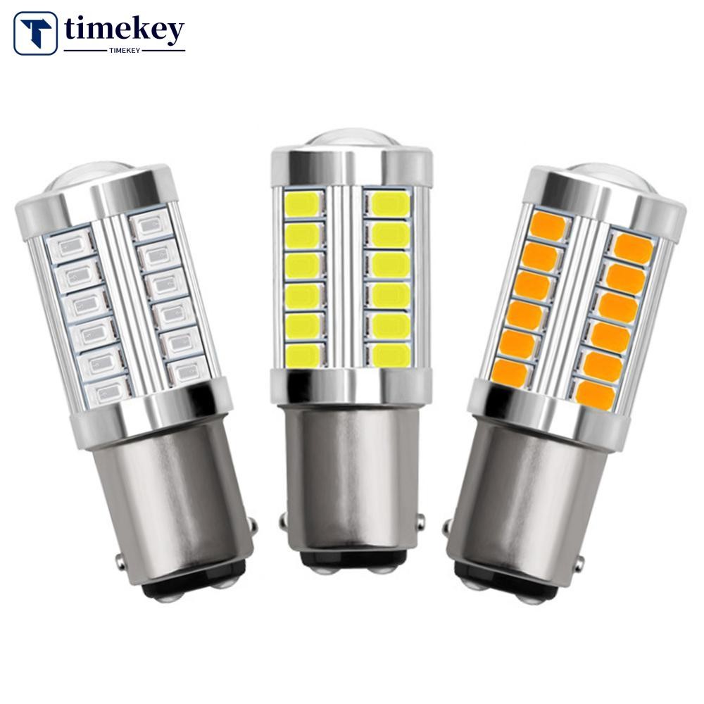 TME 1pc 1157 33-SMD หลอดไฟ LED รถสํารองไฟถอยหลัง 5630 BA15S P21W