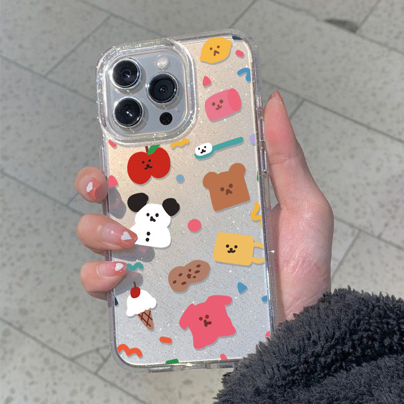 💕Kiddy💕ส่งจากไทย เคสโทรศัพท์มือถือนิ่ม เคสไอโฟน  สําหรับ iPhone 11 7PLUS 8PLUS 16 15 14 13 12 11Promax 7 Plus X XR XSMax