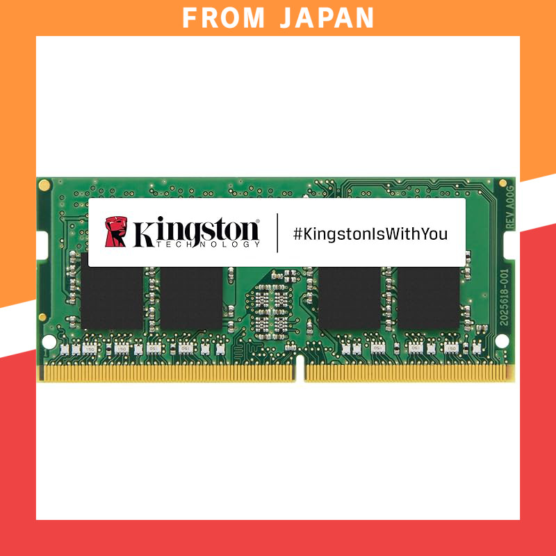 【100% Compatibility】Kingston Notebook Memory DDR4 3200MT/s 4GBx1 Non-ECC Unbuffered SODIMM CL22 KCP4