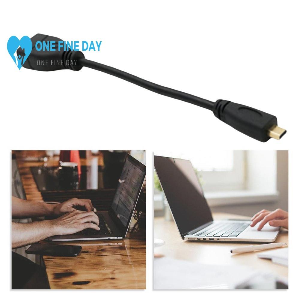 สายส่งข้อมูล Micro Hdmi เป็น Hdmi 4k 60hz สําหรับ Raspberry pi 5/pi 4 Hero 7 6 A6000 Y4n4