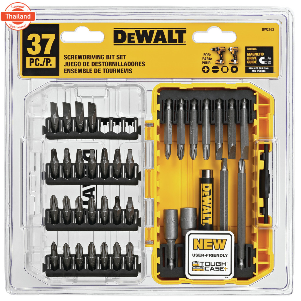 Dewalt ชุดไขควง 37 ชิ้น รุ่น DW2163