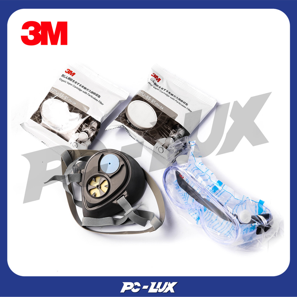 3M หน้ากากไส้กรองเดี่ยว(ครบเซต) รุ่น 3200-55