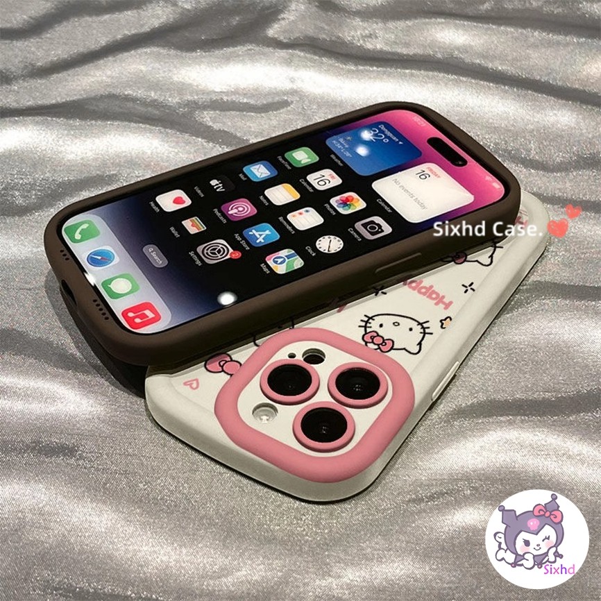 สําหรับOPPO A15 A60 A18 A38 A3X A3 A5 Pro A58 A57 A77s A5s A3s A12 A17 A16 A55 A54 A53 A33 A32 A95 A52 A79 A93 A74 A93 A74 A93 A93 A74 4F Renoน่ารัก เคสครีม - รูปที่ 3